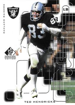 1999 SP Signature #141 Ted Hendricks Front