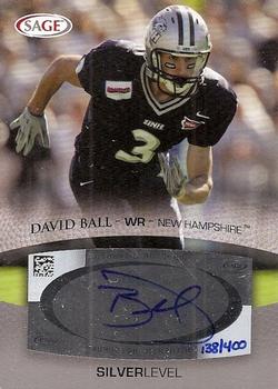 2007 SAGE - Autographs Silver #A4 David Ball Front