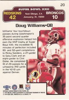 1999 Sports Illustrated #20 Doug Williams Back