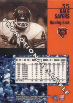 1999 Sports Illustrated #35 Gale Sayers Back