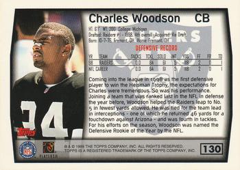 1999 Topps #130 Charles Woodson Back