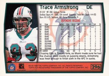 1999 Topps #296 Trace Armstrong Back