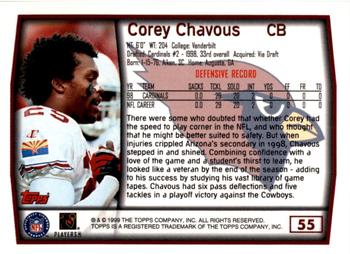 1999 Topps - Topps Collection #55 Corey Chavous Back