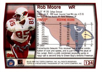 1999 Topps - Topps Collection #124 Rob Moore Back