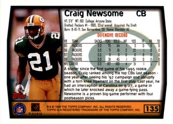 1999 Topps - Topps Collection #135 Craig Newsome Back