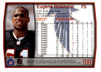 1999 Topps - Topps Collection #151 Eugene Robinson Back