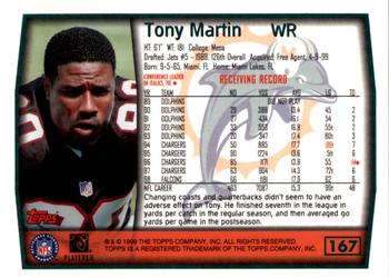 1999 Topps - Topps Collection #167 Tony Martin Back