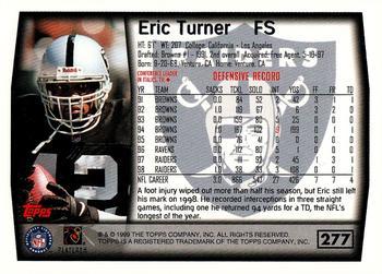 1999 Topps - Topps Collection #277 Eric Turner Back