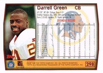 1999 Topps - Topps Collection #298 Darrell Green Back