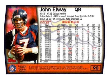 1999 Topps - Topps Collection #90 John Elway Back