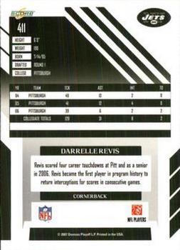 2007 Score - Updates #411 Darrelle Revis Back