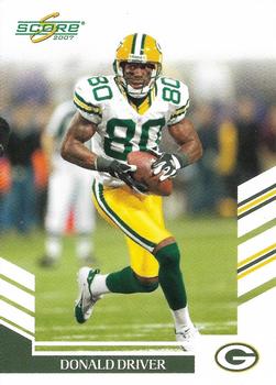 2007 Score - Glossy #55 Donald Driver Front