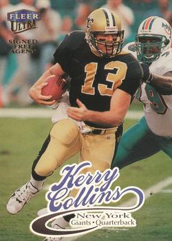 1999 Ultra #155 Kerry Collins Front