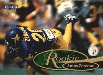 1999 Ultra #297R Amos Zereoue Front