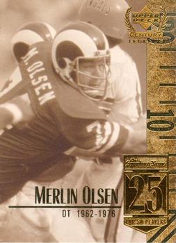 1999 Upper Deck Century Legends #25 Merlin Olsen Front