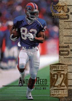 1999 Upper Deck Century Legends #72 Andre Reed Front
