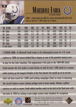 1999 Upper Deck Century Legends #88 Marshall Faulk Back