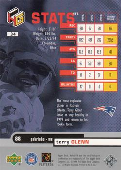1999 Upper Deck HoloGrFX #34 Terry Glenn Back