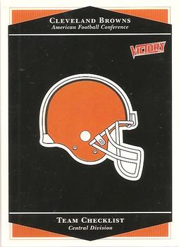1999 Upper Deck Victory #61 Cleveland Browns Checklist Front