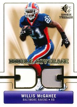 2007 SP Rookie Threads - Double Coverage #DC-WM Willis McGahee Front