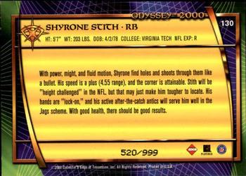 2000 Collector's Edge Odyssey #130 Shyrone Stith Back