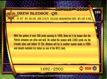 2000 Collector's Edge Odyssey #183 Drew Bledsoe Back