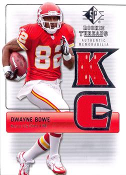 2007 SP Rookie Threads - Rookie Threads Silver #RT-DB Dwayne Bowe Front