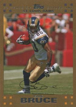 2007 Topps - Gold #186 Isaac Bruce Front