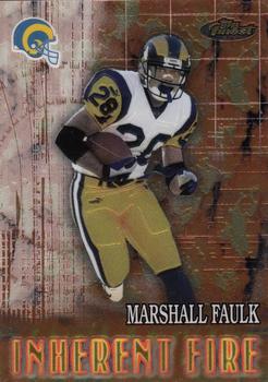 2000 Finest #191 Marshall Faulk / Curtis Keaton Front