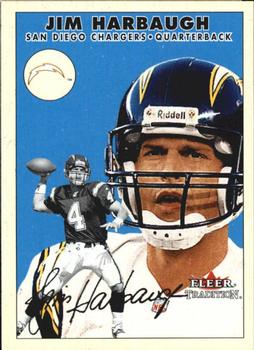2000 Fleer Tradition #54 Jim Harbaugh Front