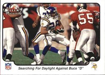 2000 Fleer Tradition #382 Searching for Daylight Against Bucs 