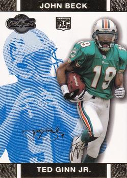 2007 Topps Co-Signers - Changing Faces Gold Blue #82 Ted Ginn Jr. / John Beck Front