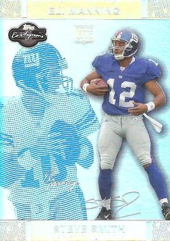 2007 Topps Co-Signers - Changing Faces Holosilver Blue #89 Steve Smith / Eli Manning Front