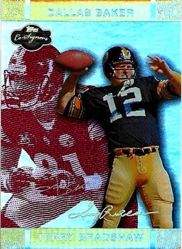 2007 Topps Co-Signers - Changing Faces Holosilver Red #37 Terry Bradshaw / Dallas Baker Front