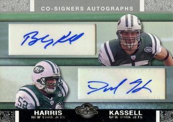2007 Topps Co-Signers - Co-Signer Autographs #CSA-KH Brad Kassell / David Harris Front