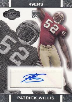 2007 Topps Co-Signers - Rookie Autographs #RA-PW Patrick Willis Front