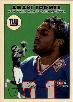 2000 Fleer Tradition Glossy #50 Amani Toomer Front