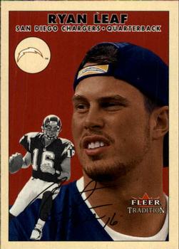 2000 Fleer Tradition Glossy #225 Ryan Leaf Front