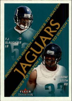 2000 Fleer Tradition Glossy #348 T.J. Slaughter / Shyrone Stith Front