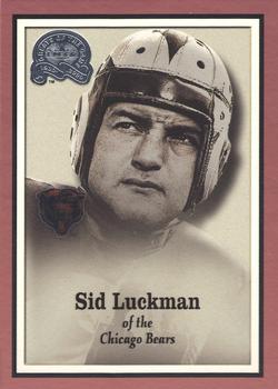 2000 Fleer Greats of the Game #84 Sid Luckman Front