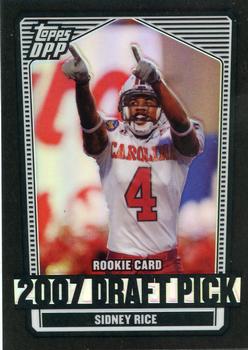 2007 Topps Draft Picks & Prospects - Chrome Black Refractors #154 Sidney Rice Front