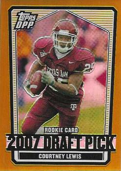 2007 Topps Draft Picks & Prospects - Chrome Gold Refractors #147 Courtney Lewis Front