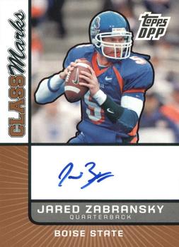 2007 Topps Draft Picks & Prospects - Class Marks Autographs #CM-JZ Jared Zabransky Front
