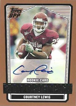 2007 Topps Draft Picks & Prospects - Rookie Autographs #147 Courtney Lewis Front