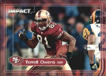 2000 Impact #157 Terrell Owens Front