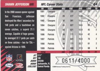 2000 Leaf Limited #64 Shawn Jefferson Back