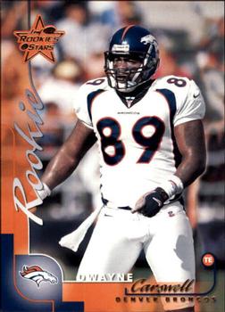 2000 Leaf Rookies & Stars #181 Dwayne Carswell Front