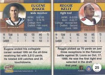 2000 Pacific #25 Eugene Baker / Reggie Kelly Back