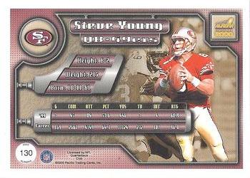 2000 Pacific Aurora #130 Steve Young Back
