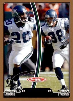 2007 Topps Total - 1st Edition Copper #83 Maurice Morris / Mack Strong Front